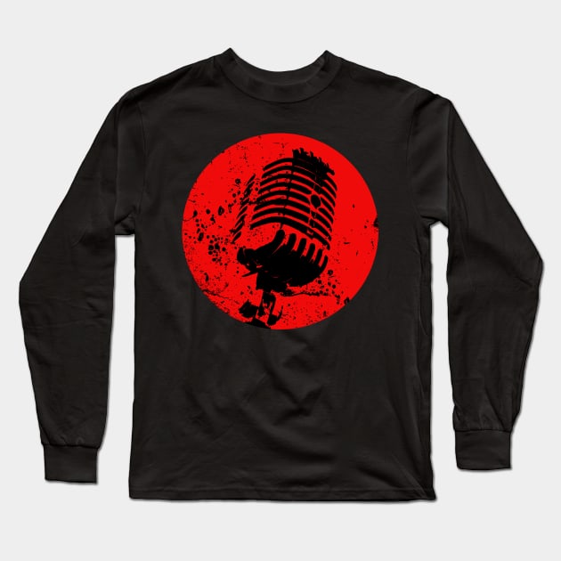 King of pop mic Long Sleeve T-Shirt by clingcling